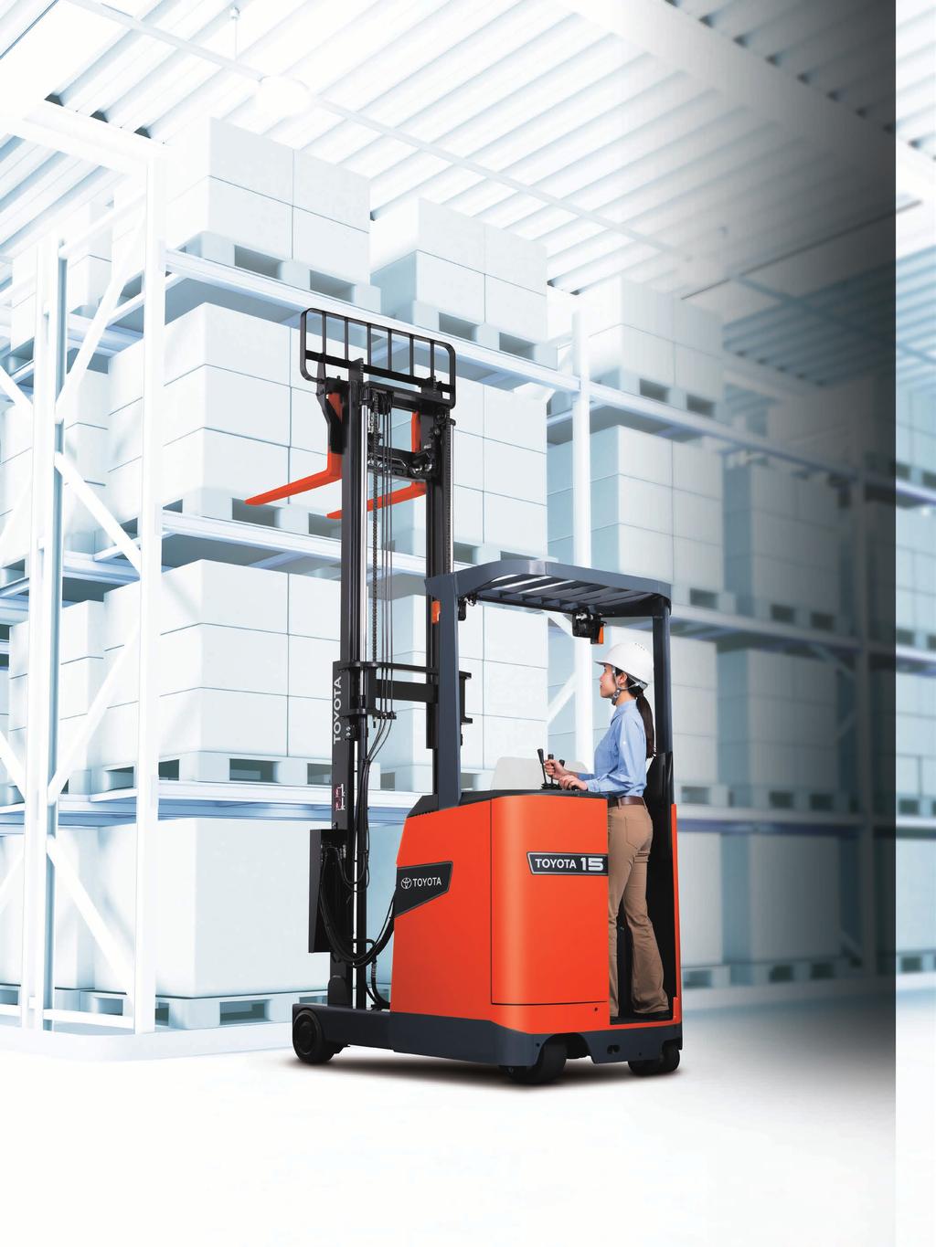 Outstanding Stability during Turns and Load Handling Supports Efficient Work.