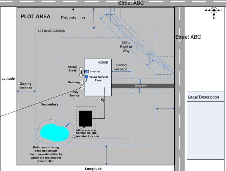 Appendix C: Sample Site Plan - Provided for Reference Only Customer