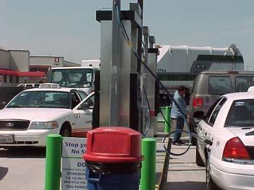 Alternative Fuel Program: Infrastructure Fueling & Charging at the Airport CNG fueling station Servicing taxis, shuttles, refuse trucks,