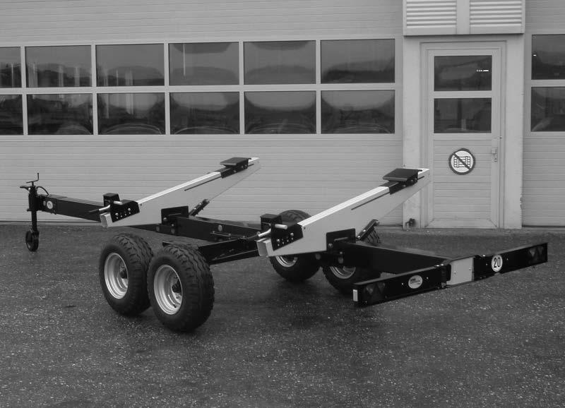SWIFT Trailer - suitable for a header width up to 7m and 3.100 kg max.