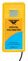 ALL Thunderbird Testers are AUSTRALIAN MADE EF 5A Fault Locator Displays - volts, amps and direction of the fault Auto power off