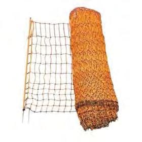 Electric Netting THUNDERNET is available in 2 versions - Poultry netting and Sheep / Goat netting. Both versions come in 50 metre rolls and include 14 double prong tread in posts.