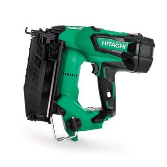 Bare Tools & Accessories The latest and greatest in bare tool technology NT1865DBSLNN 18V Gasless 16GA Brad Nailer 18V Air Drive System, nails driven deep by compressed air Powered by Hitachi s