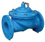 Ductile iron bodies for higher strength and durability.