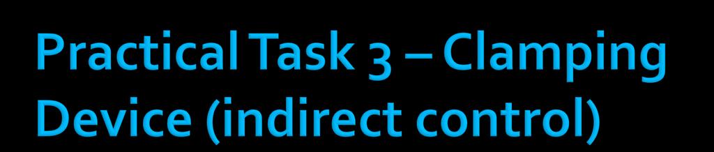 9.1 Learning objectives: Upon the completion of this task, the students will be Familiar with indirect
