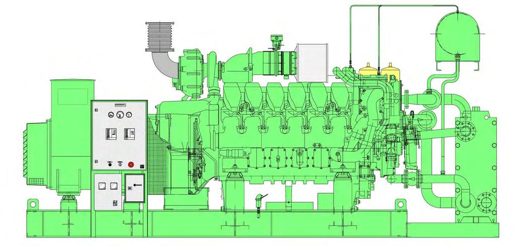 Generating sets with MTU engines 5150 1000 kw