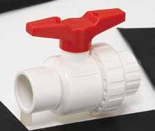 Single Union Ball Valve (BS) True Union Ball Valve (BN) ½ - 2 Easy repair and maintenance or threaded end Color: White / Gray ½ - 2 Full port design Easy maintenance or threaded end 1 HANDLE 1 ABS 2