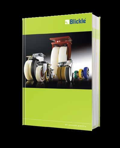Castors and Wheels Test Blickle s competence and capability yourself and order our General Catalogue G15 by calling the following number: +49 74 28-9 32-0 or via the