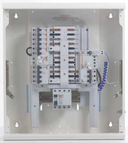 Isobar 4 Type B distribution board with 125A incomer features High performance MCB 10kA BS 60898 15kA BS 60947-2 in B, C or D curve 1, 2, 3 and 4 pole Fully type tested conditional short circuit