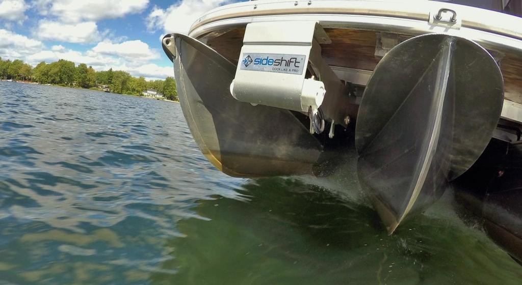 INSTALLATION INSTRUCTIONS PT230 PONTOON THRUSTER Sideshift thrusters can be installed with the boat in water or on land, although landbased installation is easier.