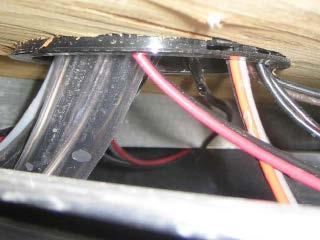 These wires are exposed underneath the boat and subject