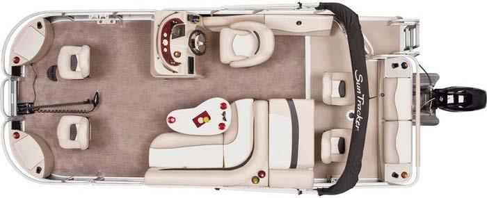 All Benningtons come standard with 10 bimini top and full playpen cover We provide lumbar support in every seat.