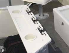 26 Hand Sink in Console - self-contained water system with hand