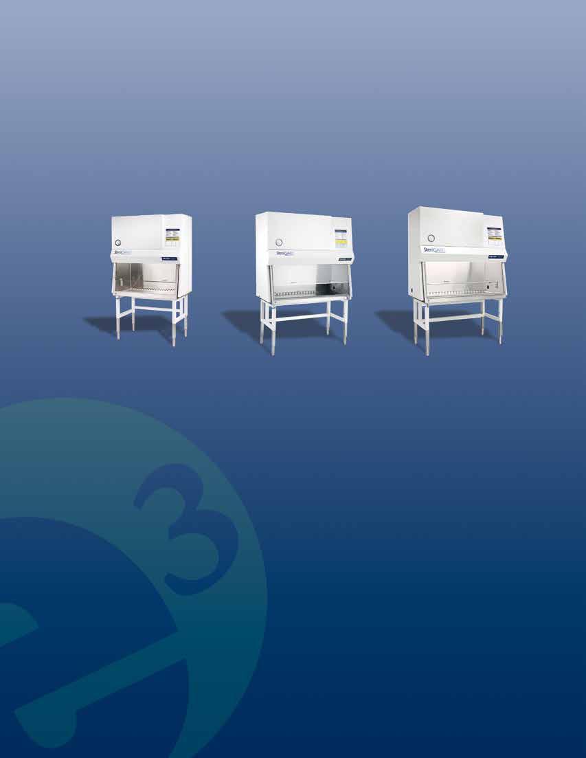 SterilGARD e3 Class II Type A2 Biological Safety Cabinets SG403A-HE SG503A-HE SG603A-HE Energy-efficient and comfortable cabinets that help you make the world a better place.