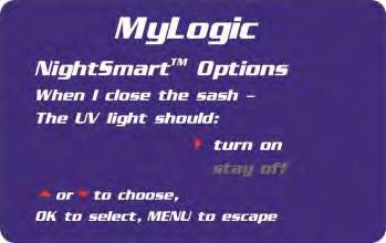 Press the button to select either Smart-Start or manual operation of the