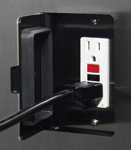 Ground Fault Circuit Interrupter Test (115/100 Volt models only) Note: The GFCI tester must be able to simulate a fault of 3mA. 1. Place the tester into any of the Logic+ s outlets.