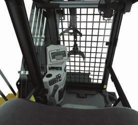 Operator Environment Comfort and Convenience Keep Operator Productive Upper and Lower Structures Robust, Rugged Applications Visibility The cab was strategically designed and built with loggers in