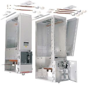 steel sheets Easy to extend an existing switchgear