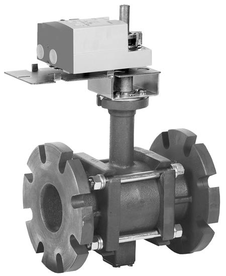 These valve assemblies can be ordered with or without factory-mounted non-spring return or spring return direct-coupled actuators (DC).