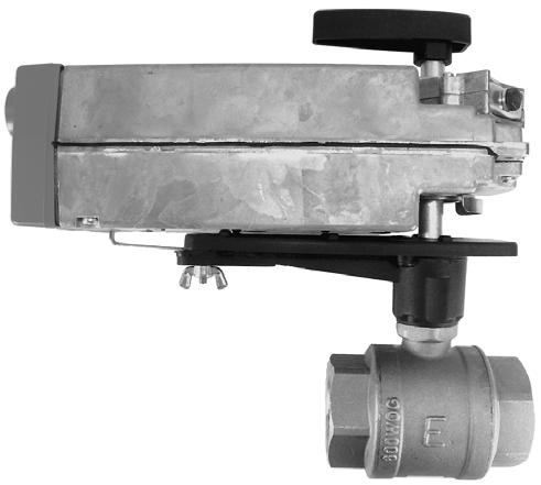 These valve assemblies can be ordered with or without factory-mounted non-spring return or spring return directcoupled actuators (DC).