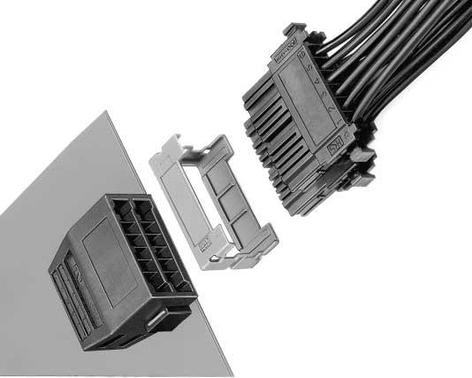 Power Supply Connectors For Industrial Equipment PX Series Structure prevents mis-insertion Key Shape of opening prevents reverse insertion Features 1.