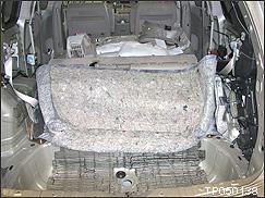 SERVICE PROCEDURE Remove rear interior trim and pull up cargo area carpet. 1.