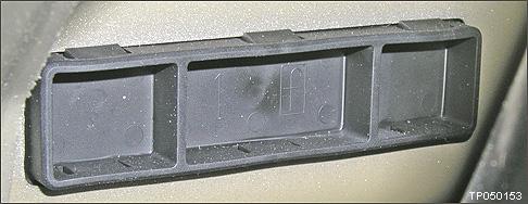 Sliding Door Rail Plug Figure 17 14. Check the plug(s) for any signs of being loose or water leaking.