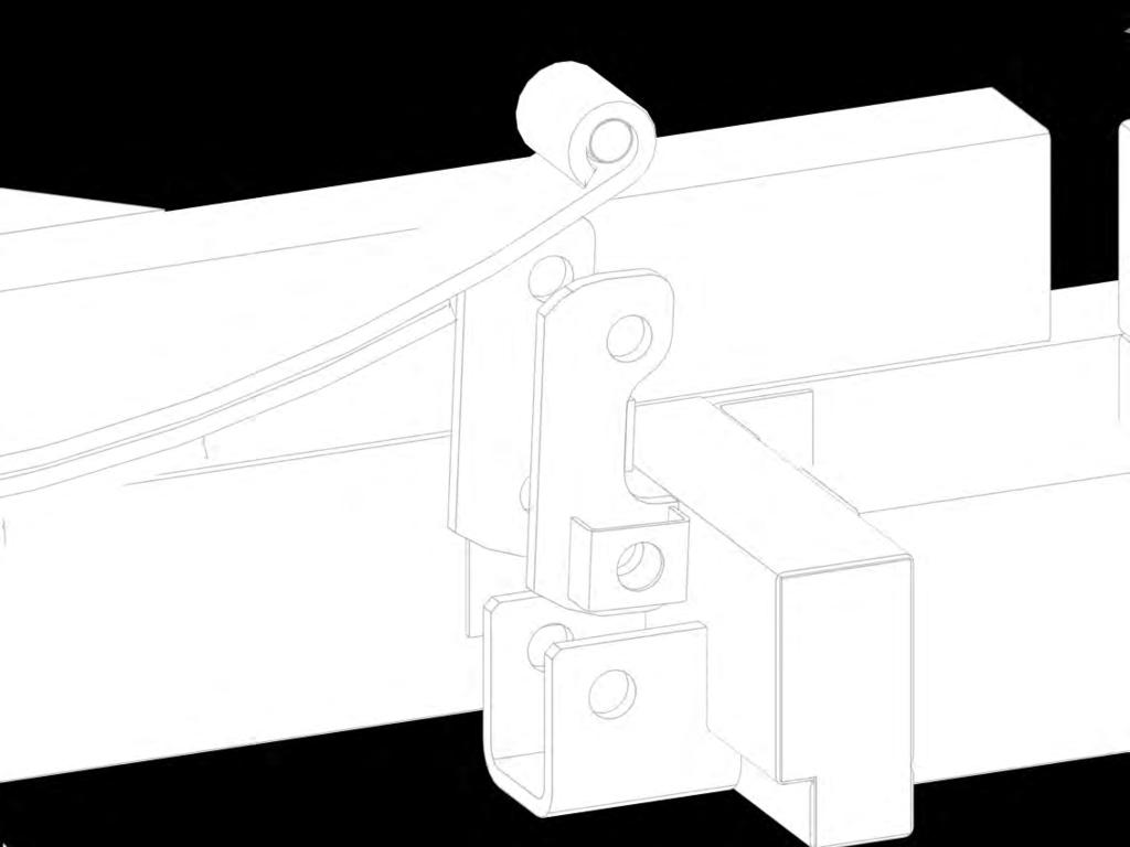 The scallop in the shackle assembly (Fig.
