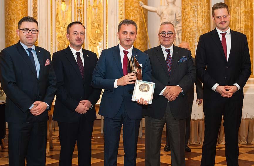 The award, which is based on the standards of the European Foundation for Quality Management (EFQM), was presented in Warsaw on November 11, 2016, Poland s National Independence Day.