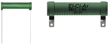 El-Ci-Ar neotroniks Pvt Ltd 68 Hadapsar Ind Estate, Pune 411013, India LR-11 High Wattage Wire Wound Resistors Features Varnish Coated Resistance Wire - Copper Nickel alloy for low and medium values