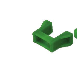 ProKlip-F Round cable tube clip for use with FS foundation posts Package