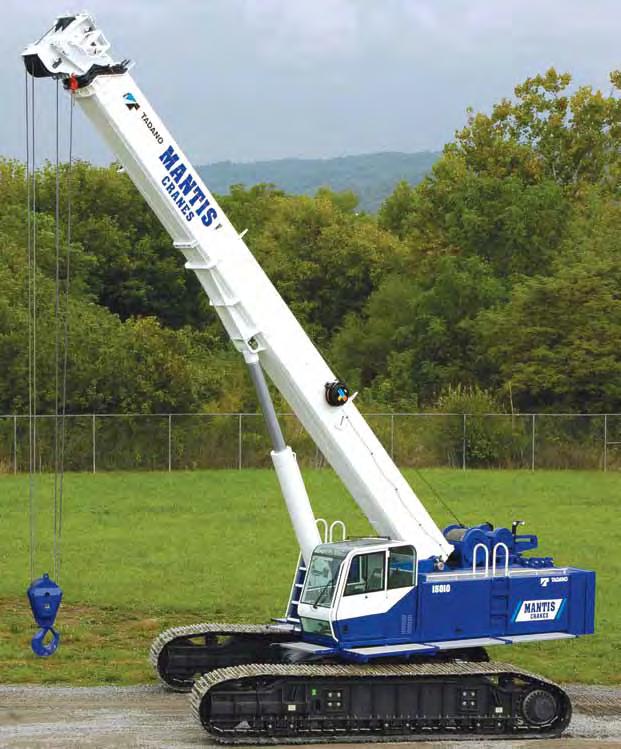 SPECIFICATIONS maximum lifting capacity electrical system 77 ton at 10 feet (70t at 3.0m) 12 VDC boom 4-section full power synchronized telescoping boom.