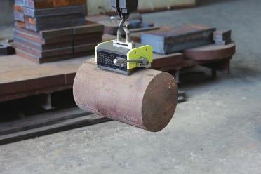 PLM-R Lifting magnets ON OFF 130 W W1 H H1 F G L L1 Permanent lifting magnet for safe handling of round work piece Round or flat, the safest way to handle a load.