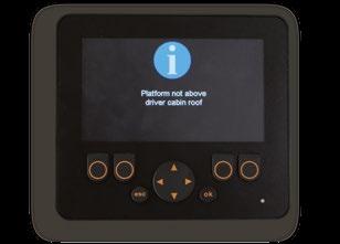 ENABLED FUNCTIONS Integrated diagnostic software to show malfunctions and to simplify maintenance and repair.