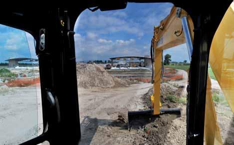Low noise design Komatsu Dash 10 crawler excavators have very low external noise levels and are especially well-suited for work in confined spaces or urban areas.