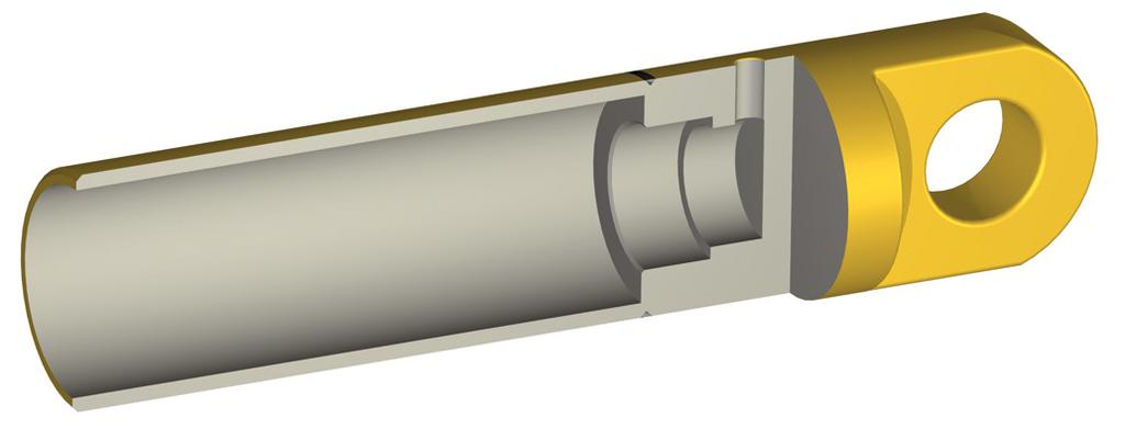 Piston rod drilling: Depth: S + Z + 3 mm Diameter: Pressure Pipe Ø 7 Ø 10 Drilling Ø 10 Ø 13 Do not exceed operating pressure. 45 4 4.