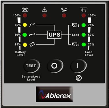 (Do not hold for > 1 second.) OFF UPS Power-Off Switch (Press and hold until the buzzer beeps.) Self-Test a. Commands the UPS to perform self-testing (Press and hold until the buzzer beeps.) b.