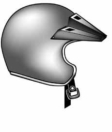 Unless it is secured, the helmet may fall off and can t protect your br