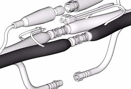 Connect fluid hoses (A, B). A TI2678B 4. Connect electrical wires. a. Ensure electrical wires ends are 5/8 in. (0.625mm) long.