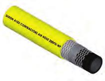 hose - air/water delivery Crimped Hose Assembly Fitted with Nitto 200 Series Cuplas (Hi Flow) Air hose with distinctive yellow and blue striping -