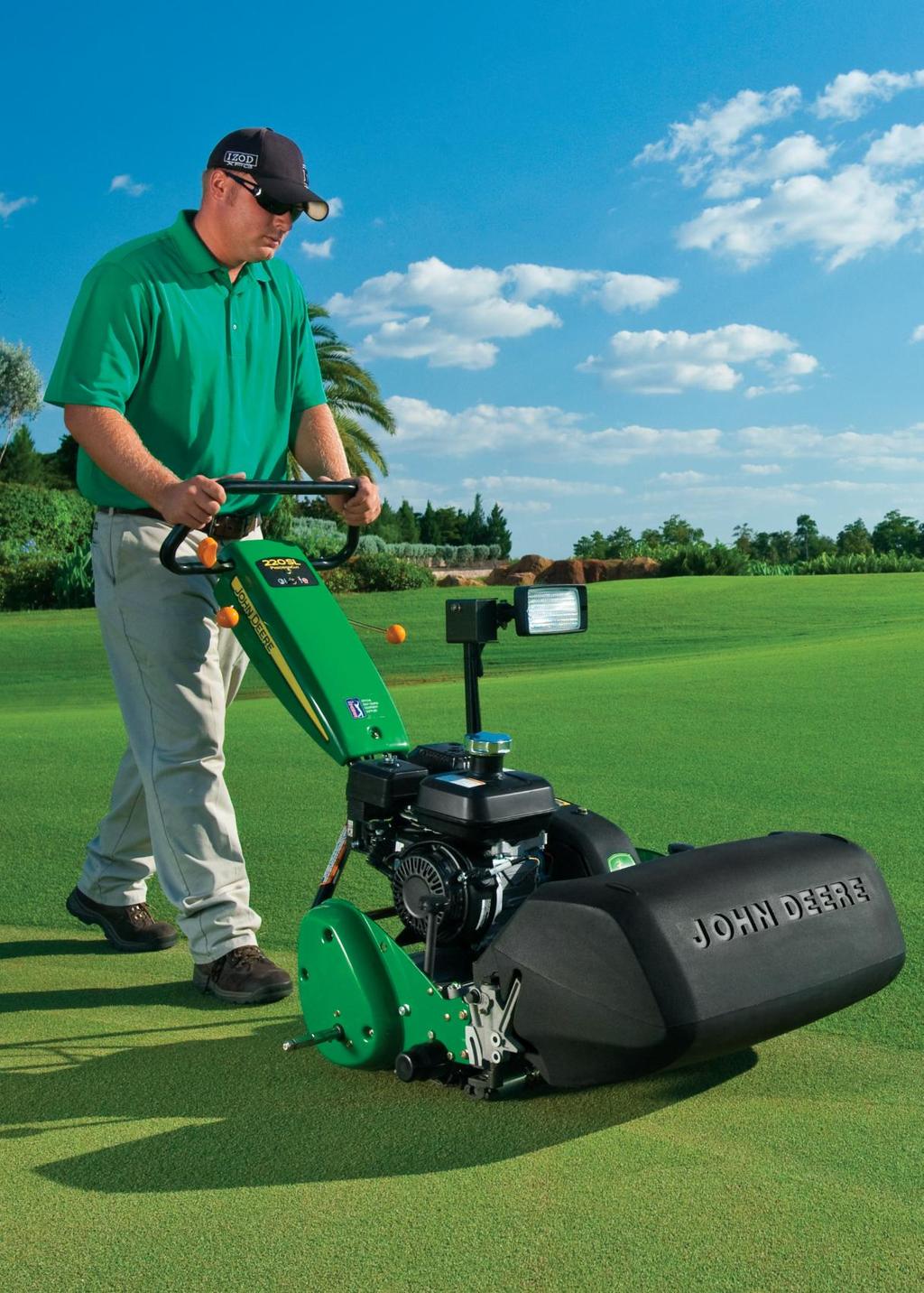 Why you can trust your greens to the SL PrecisionCut models. When it comes to caring for your greens, there s no surer choice than a SL PrecisionCut Walk Greens Mower.