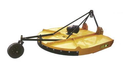 Rear safety chain Underside has 2 blades with stump protection Adjustable cutting height Cat l, 3 point hitch Equipped with a heavy duty laminated tail wheel to help eliminate scalping Heavy duty 3.