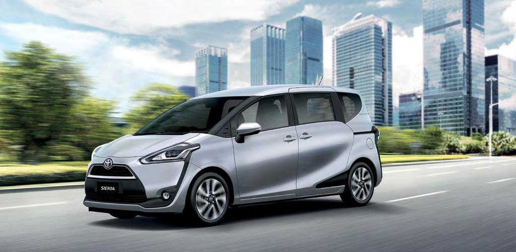 Dynamic Exterior Shape up for fun times in the new Sienta.