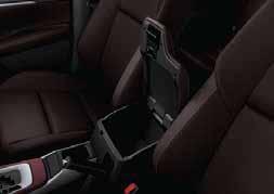 Overhead console storage: Located between the two sunvisors, it provides