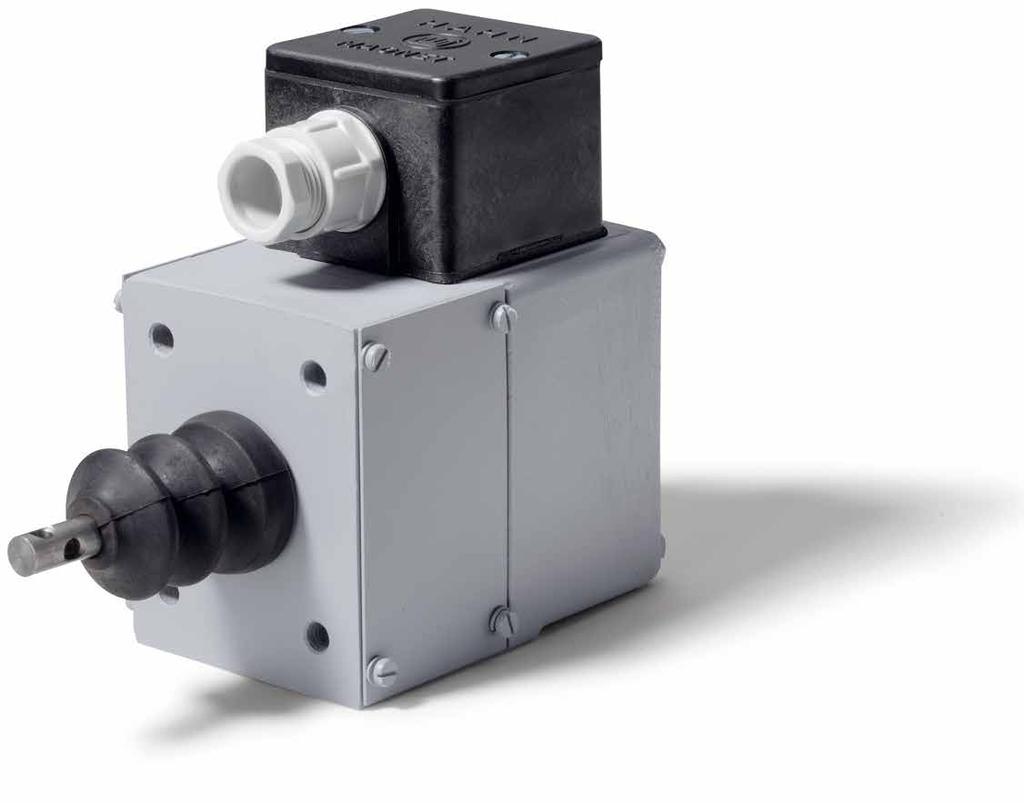 Special Models on Requeste AC Solenoids Series WLG Solenoid systems of the series WLF have the same design as the type series WL, but they are integrated into a closed aluminum housing providing