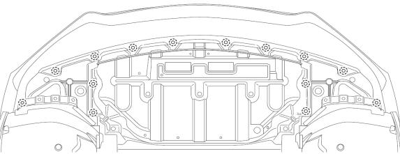 View Fig 4 Fender side seal 7) While pulling upward the fender side seal, detach screw that attaches a front bumper side bracket and