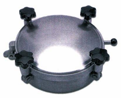 Dome Covers Type M-B and M-D1 Type M-B Pressure -1 / +1 bar Dome cover made from stainless steel 1.