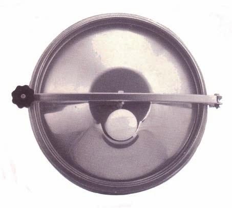 200 Dome cover with swivelling handle Without pressure Type Inside-Ø Ex.