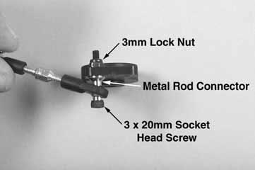 attach one end of the steering rod to the servo saver as