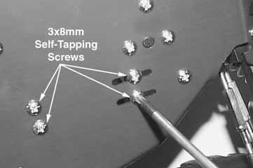 20mm socket head screw and a 3mm locknut as shown. 4.